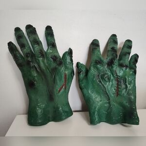 RARE 1984 Vintage Ben Cooper FRANKENSTEIN Monster Hands/Gloves‎ GREAT CONDITION